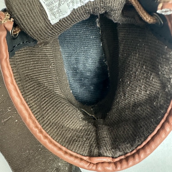 St. John's Bay Womens Denton Flat Heel Rain Boots Winter Boots Brown/Black Sz 7 - Picture 13 of 14